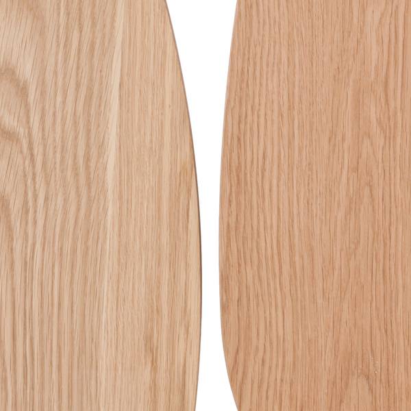 Couchtisch-Set Kazin 2er-Set Eiche teilmassiv - Eiche