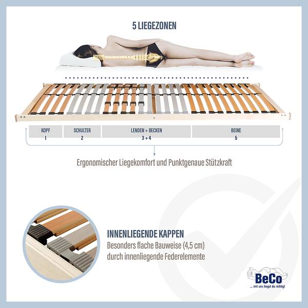 Federholzrahmen MEDISTAR NV 90 x 220cm