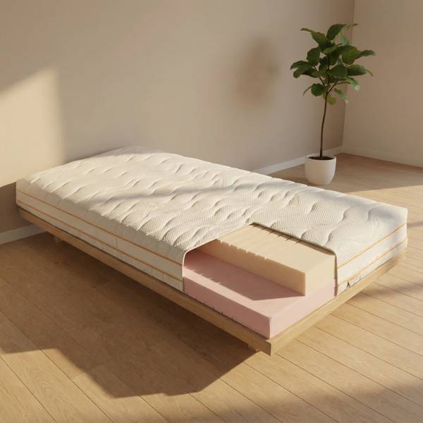 Omkeerbaar koudschuimmatras mazzy 7- zones - 20 - 80 x 200 cm