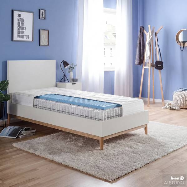 7-Zonen-Thermo-Gel-Matratze Plus 1000 T+ Tonnentaschenfederkern - 90 x 200cm - H3