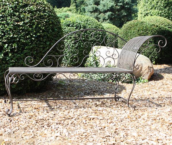 Gartenbank Lamogton Stahl - Rostbraun