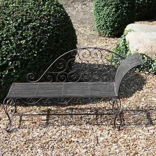 Gartenbank Lamogton Stahl - Rostbraun