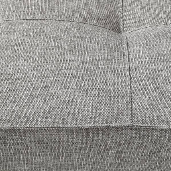 Klappsofa Splitback Frej Stoff Mixed Dance: 521 Grey - Eiche Hell