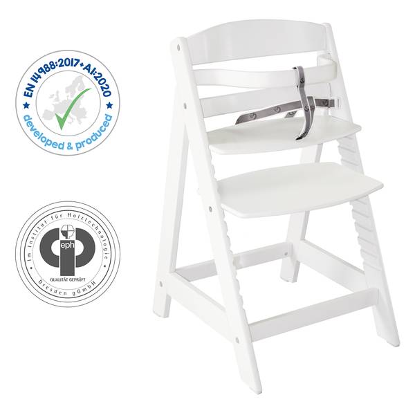 Chaise haute évolutive Sit Up III Blanc