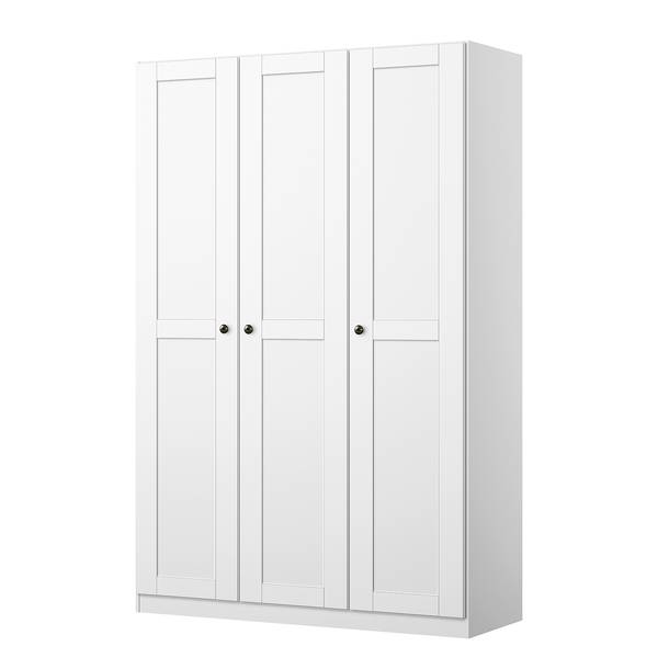 Drehtürenschrank KiYDOO Landhaus I Alpinweiß - 136 x 197 cm