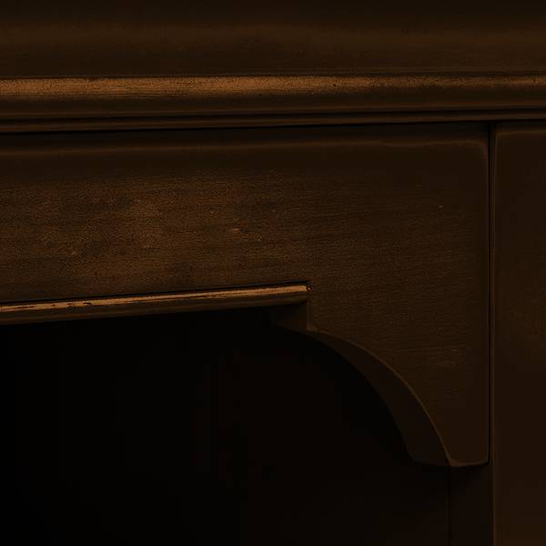 Tv-wand Sollerön II wand Sollerön II - deels massief pijnboomhout - bruin pijnboomhout/zwart