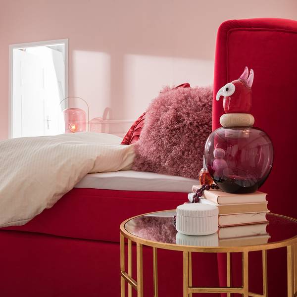 Beistelltisch Doreen Eisen Gold/Spiegelglas