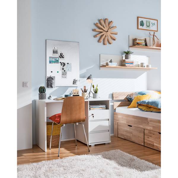 Magnettafel Cosmopolis - Silber - Metall - 80 x 1 x 60 cm