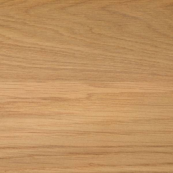 Bücherregal DHARAI - Breite 80 cm Echtholzfurnier / Metall - Eiche / Silber