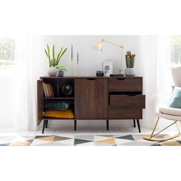 Sideboard GJORA Walnuss Dekor