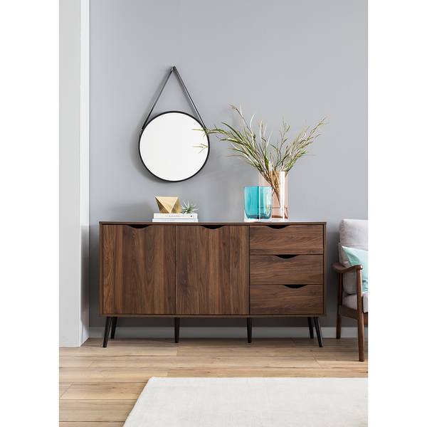 Sideboard GJORA Walnuss Dekor