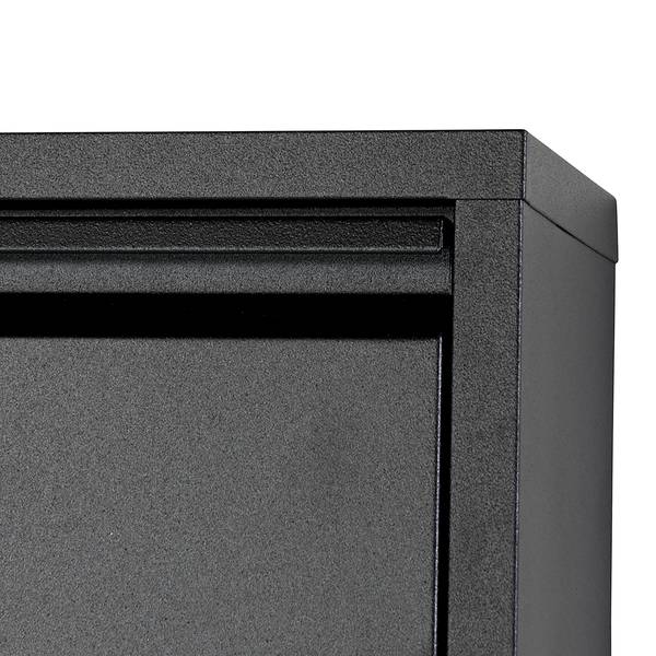 Schoenenkast Meelin III metaal - zwart