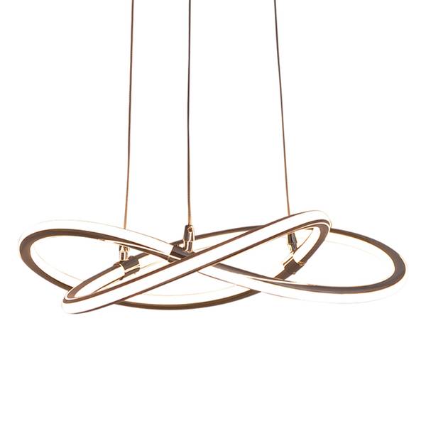 LED-Pendelleuchte Simply Satin Acryglas / Stahl  - 1-flammig