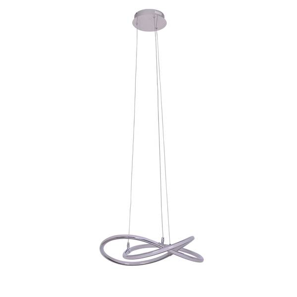 LED-Pendelleuchte Simply Satin Acryglas / Stahl  - 1-flammig