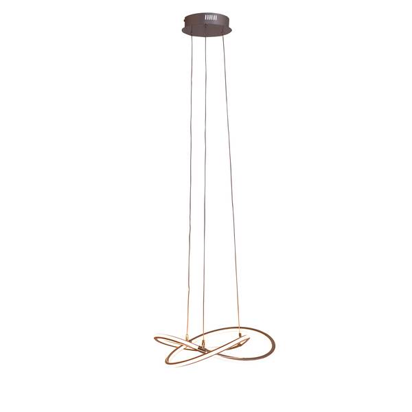 LED-Pendelleuchte Simply Satin Acryglas / Stahl  - 1-flammig