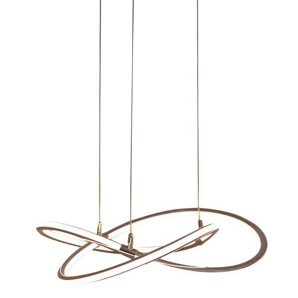 LED-Pendelleuchte Simply Satin Acryglas / Stahl  - 1-flammig