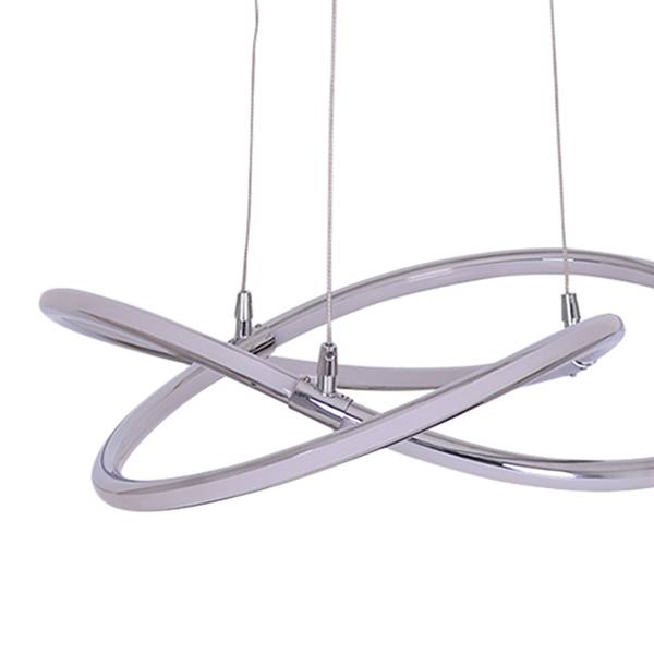 LED-Pendelleuchte Simply Satin Acryglas / Stahl  - 1-flammig