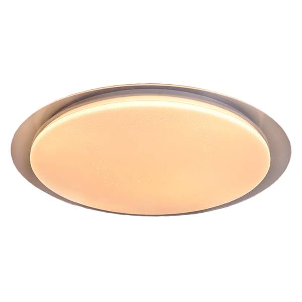 LED-plafondlamp Locarno acrylglas/staal - 1-lichts