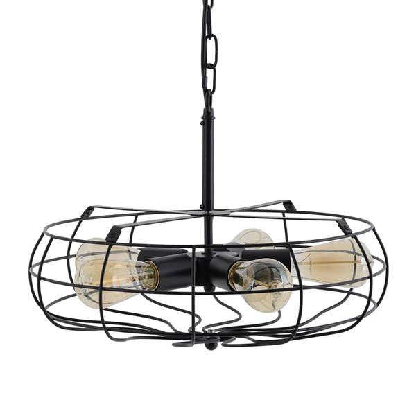 Hanglamp Steam edelstaal - 5-lichts