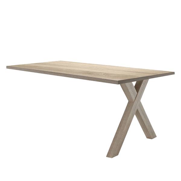Schreibtisch-Ansatz Leeton II Eiche Sanremo Hell Dekor - Breite: 140 cm