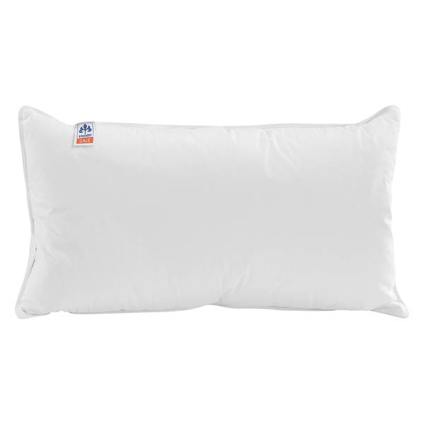 Federkissen Lola medium Federn / Daunen - Weiß - 40 x 80 cm