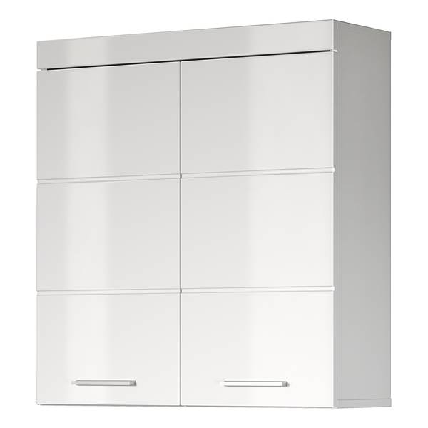 Wandkast Amanda hoogglans wit - Breedte: 73 cm