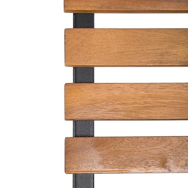 Tuinstoel Tuscany I (set van 2) massief acaciahout/staal - acaciahout/zwart