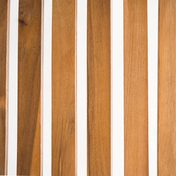 Tuinstoel Tuscany I (set van 2) massief acaciahout/staal - acaciahout/zwart