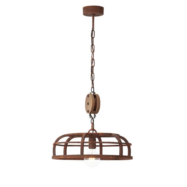 Hanglamp Middle Staal - 1 lichtbron