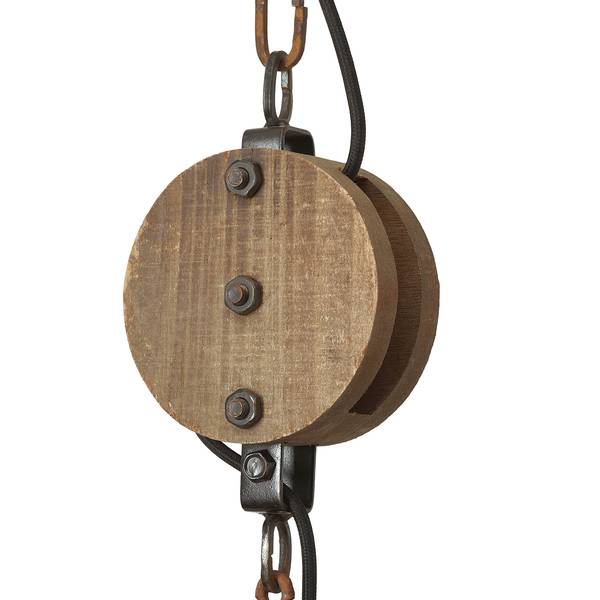 Hanglamp Middle Staal - 1 lichtbron