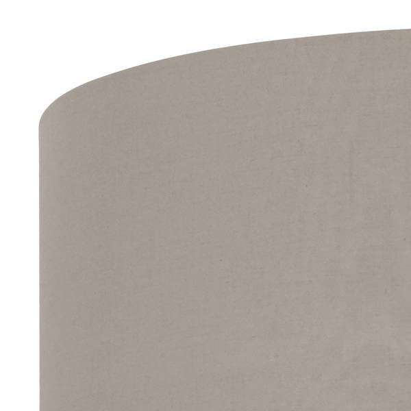 Pendelleuchte Pasteri III Mischgewebe / Stahl - 1-flammig - Cappuccino - Breite: 38 cm