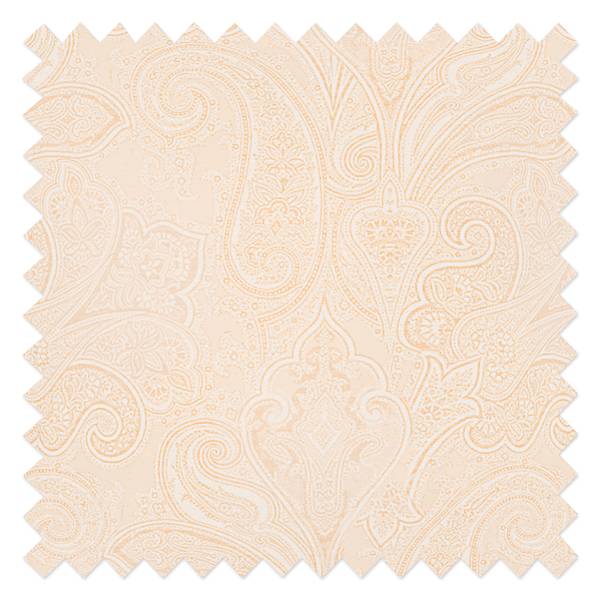 Tafelloper Aarhus geweven stof - lichtbeige - pastelabrikoos