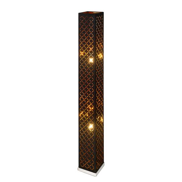 Vloerlamp Clarke mengweefsel/ijzer - 2-lichts