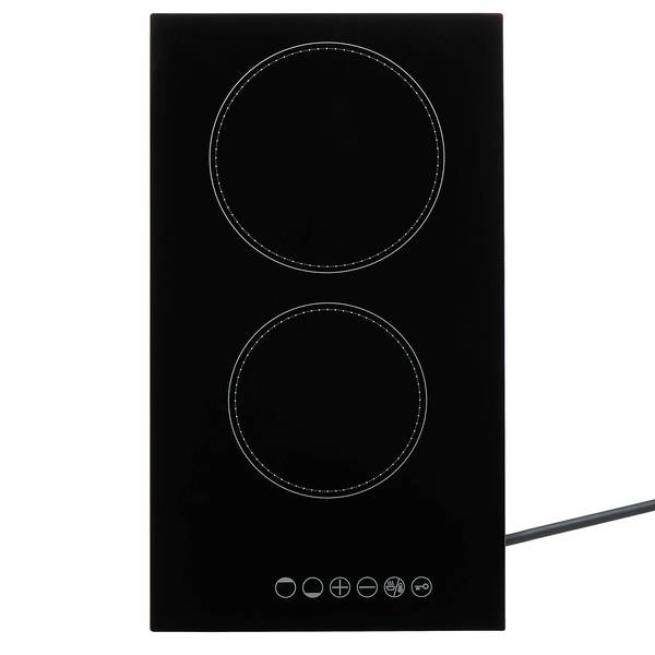 Single-Küchenzeile Toronto Weiß - Breite: 120 cm - Glaskeramik