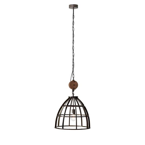 Pendelleuchte Matrix II Stahl - 1-flammig - Breite: 47 cm