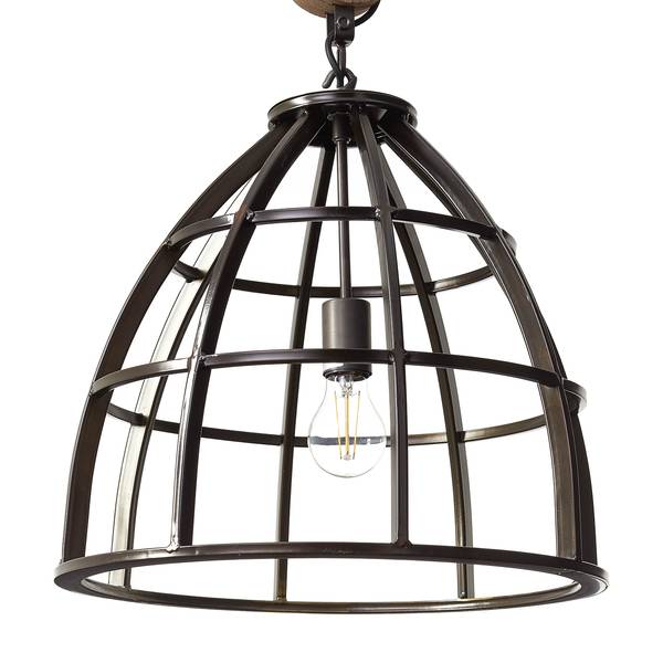 Pendelleuchte Matrix II Stahl - 1-flammig - Breite: 47 cm
