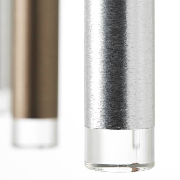 LED-Pendelleuchte Cembalo II Acrylglas / Stahl - Flammenanzahl: 5