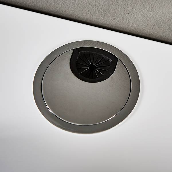 TV-Lowboard Sound 518 Schwarz / Weiß