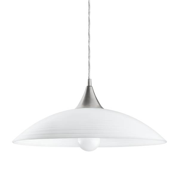 Pendelleuchte Lazolo Glas / Stahl - 1-flammig