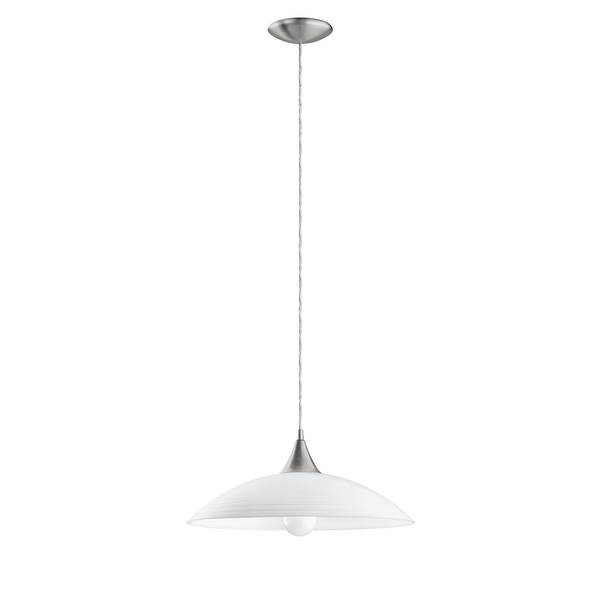Pendelleuchte Lazolo Glas / Stahl - 1-flammig