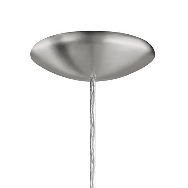 Pendelleuchte Lazolo Glas / Stahl - 1-flammig