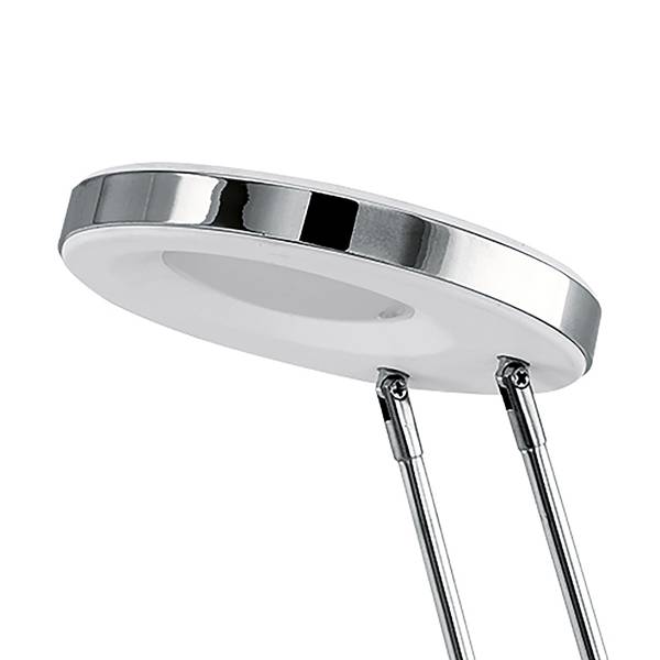 LED-Tischleuchte Gexo Acrylglas / Stahl - 1-flammig - Weiß