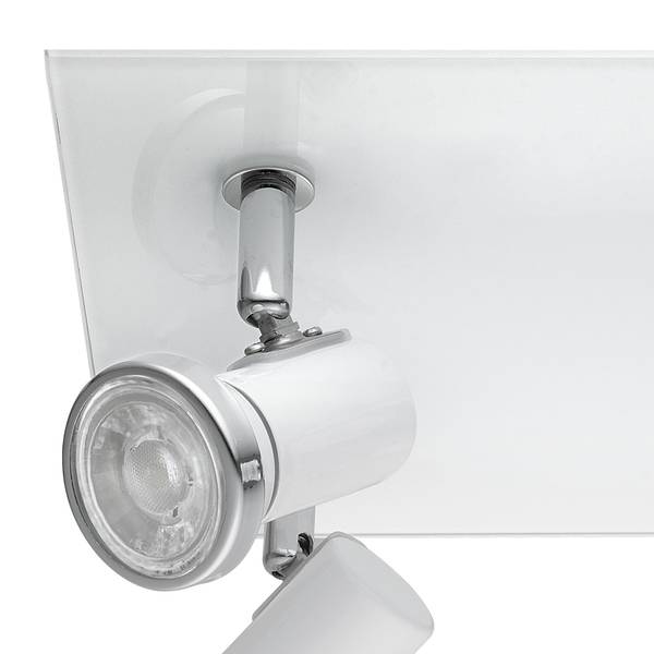 LED-Badleuchte Tamara III Stahl - 4-flammig