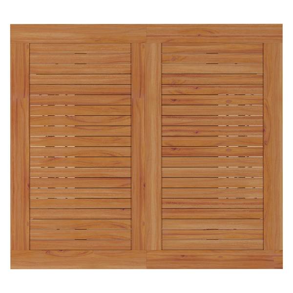 Tuineetgroep Tuscany III (7-delig) massief acaciahout/staal - acaciahout/zwart