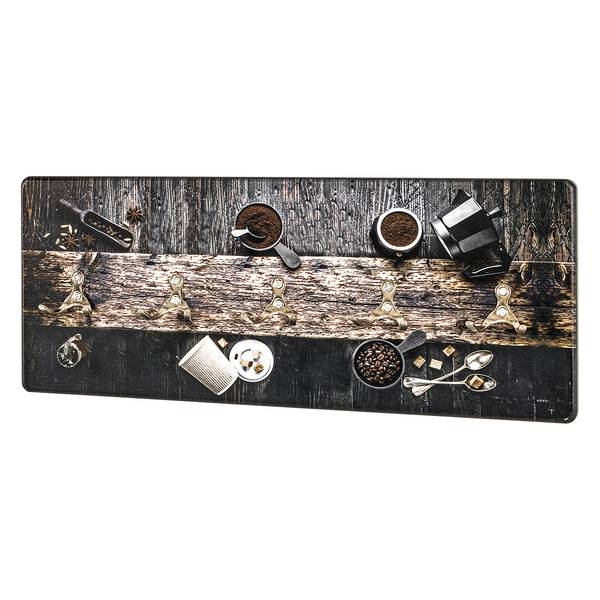Wandgarderobe Myalup bruin/antracietkleurig