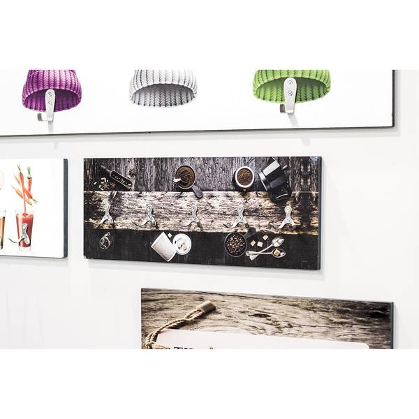 Wandgarderobe Myalup bruin/antracietkleurig