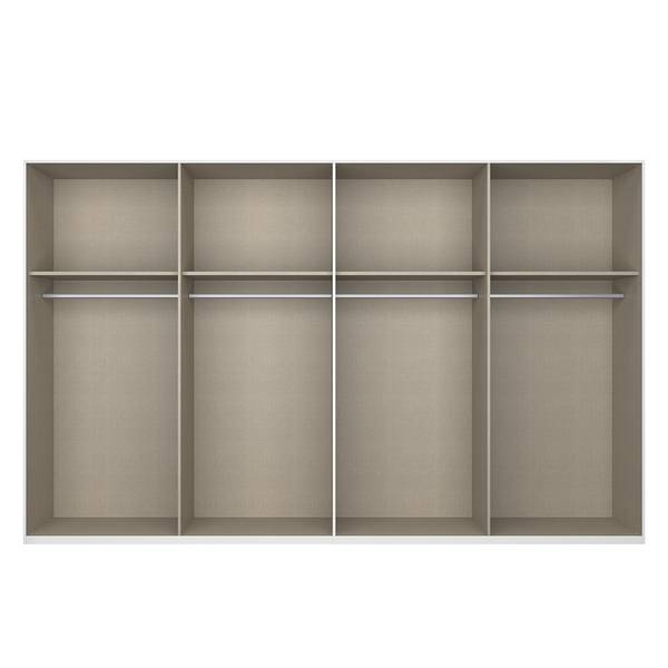 Drehtürenschrank SKØP pure gloss reflect Hochglanz Weiß / Weiß - 360 x 236 cm