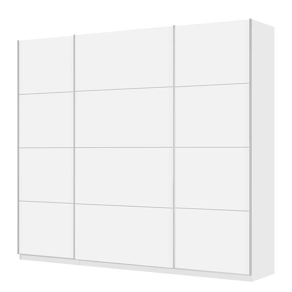 Schwebetürenschrank SKØP pure Alpinweiß - 270 x 236 cm - 3 Türen