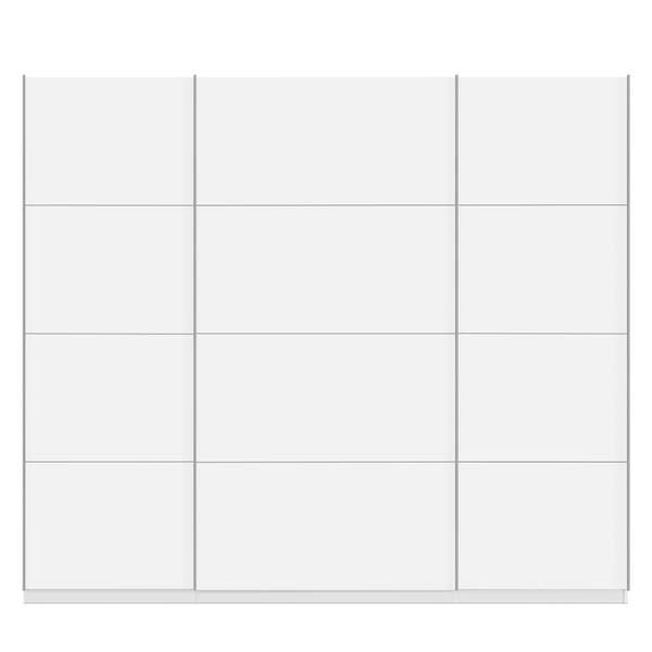Schwebetürenschrank SKØP pure Alpinweiß - 270 x 236 cm - 3 Türen