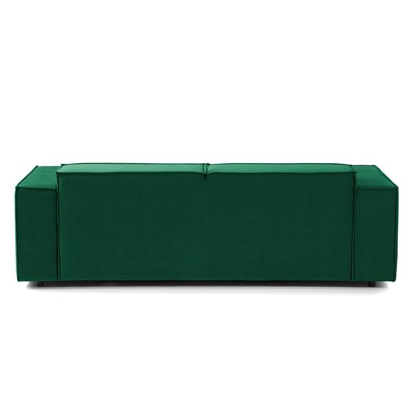 2,5-zitsbank KINX Fluweel - velours Shyla: donkergroen - geen functie